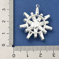 Подвески латунные горный хрусталь KK-I715-25S-01