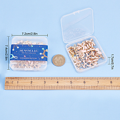 40 шт. 4 стильные подвески из светлого золотого сплава с эмалью&nbsp;ENAM-SC0002-72