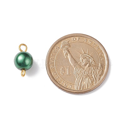 Стеклянные подвески с имитацией жемчуга PALLOY-JF01881-03-1