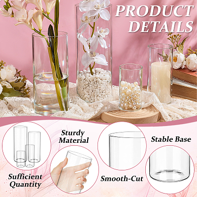 48 шт. стеклянная ваза&nbsp;AJEW-WH0696-315-1