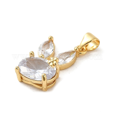 Стойки обшивки латунь микро проложить Циркон подвеску KK-P241-20G-05-1