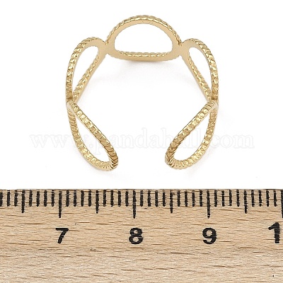 Кольца-манжеты из нержавеющей стали 304 RJEW-D332-08G-1