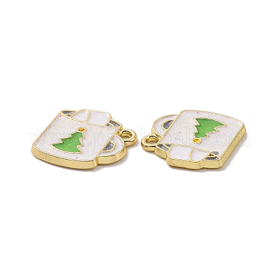 Рождественская тематическая стойка с покрытием из сплава эмали подвески X-PALLOY-O109-29LG-1