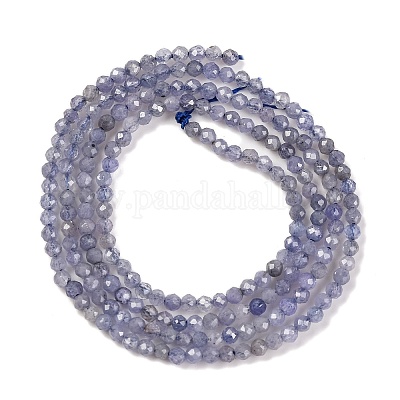 Натуральный танзанит бисер пряди G-F770-C04-03-1