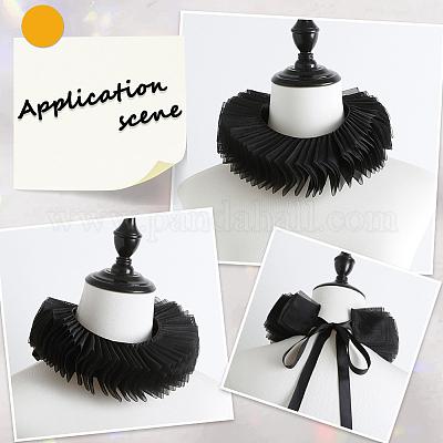 1 шт. полиэстеровый воротник AJEW-CY0001-47A-1