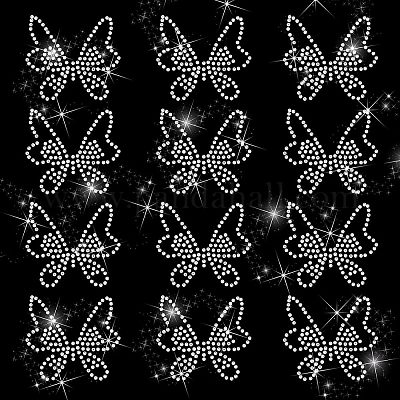 Блеск исправления горный хрусталь (термоклей на спине) DIY-FG0001-47-1