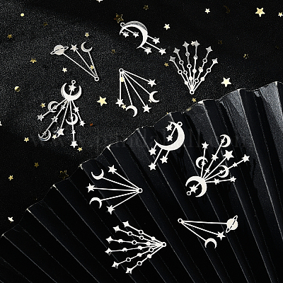 12 шт. 6 подвески из нержавеющей стали 201 STAS-SC0003-02-1