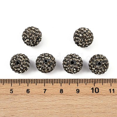 Бусины с класс А стразами RB-B027-14-1