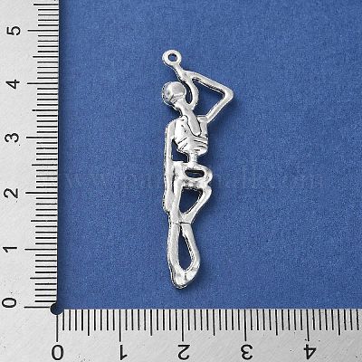 Тибетский стиль сплава подвески для Хэллоуина PALLOY-O002-09A-AS-1