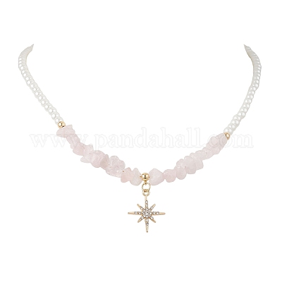 Подвеска в форме звезды из сплава со стразами NJEW-JN05696-1