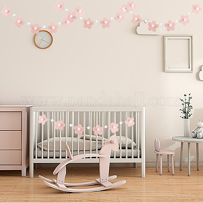 Фетровые цветочные баннеры AJEW-WH20020-107C-1