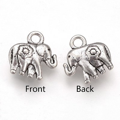 Подвески из сплава в тибетском стиле TIBEP-T002-84AS-RS-1