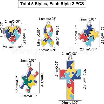 Подвески сплава эмали ENAM-FH0001-01-1