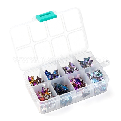 Подвески из гальванического стекла 120шт. GLAA-LS0001-04-1