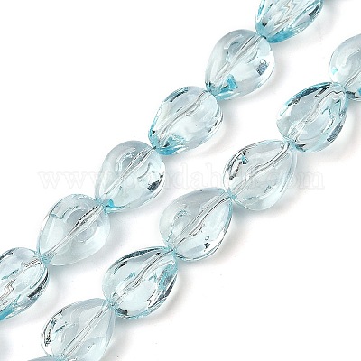 Прозрачные стеклянные бусины&nbsp;GLAA-H038-03C-1