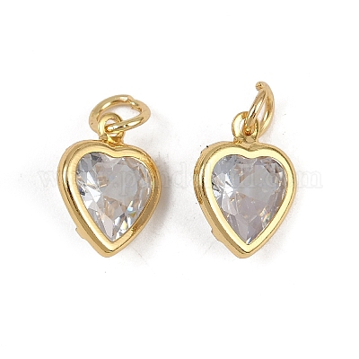 Латунные микро проложить кубического циркония подвески KK-Z120-05G-02-1