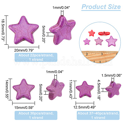 3 нити 3 стилей синтетические бирюзовые бусины нити G-AR0004-69B-1