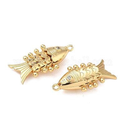 Латунные микро проложить кубического циркония подвески KK-H526-01A-G-1