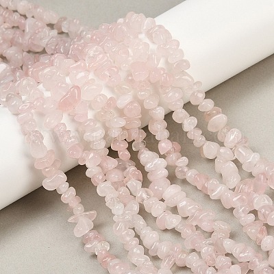Природного розового кварца нитей бисера G-E332-83-1