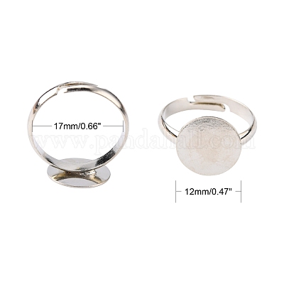 Латуни баз площадку кольцо KK-EC022-12mm-N-NR-1