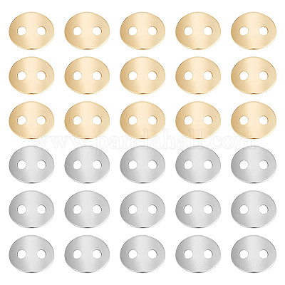 Пуговицы из нержавеющей стали 304 с 2 отверстием STAS-UN0003-94-1