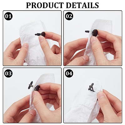 4 шт. пуговица для манжет из нержавеющей стали STAS-WR0001-04-1