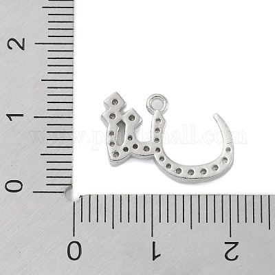 Покрытие стойки латунь микропаве прозрачные подвески из кубического циркония KK-A224-03B-P-1