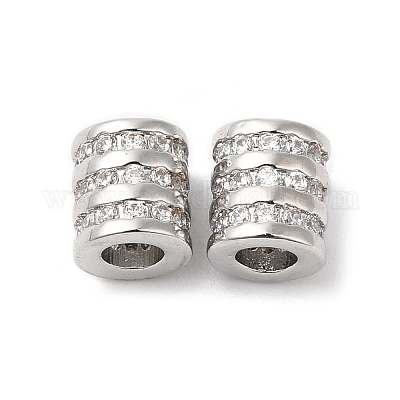 Латунные микропаве из прозрачного кубического циркония KK-P234-25P-1