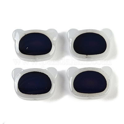 Двухцветные стеклянные бусины для настроения GLAA-Z007-09C-1