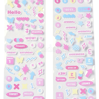 Пластиковые наклейки для домашних животных DIY-H168-01A-1