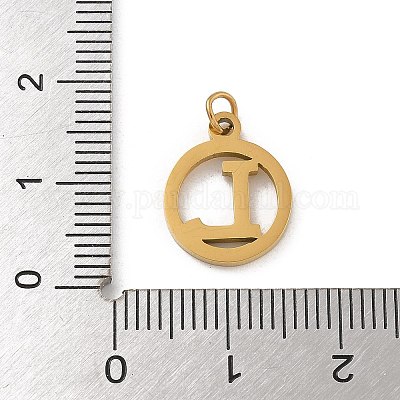 Подвески из нержавеющей стали 304 с соединительным кольцом STAS-R001-02G-L-1