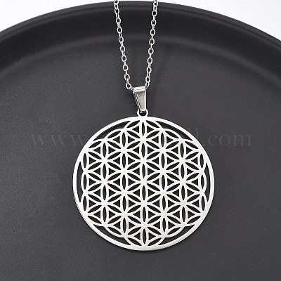 Не тускнеющие подвески из нержавеющей стали 201 NJEW-S105-JN624-45-1-1