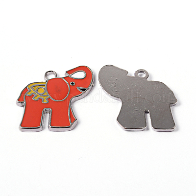 Подвески из эмали и сплава ENAM-P082-3-1