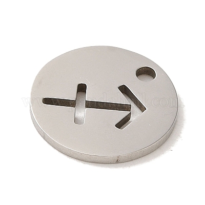 Не тускнеющие подвески из нержавеющей стали 201 STAS-E217-10P-12-1