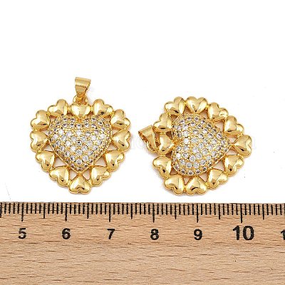 Латунные микро проложить кубического циркония подвески KK-C132-03G-G-1