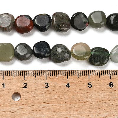 Природные африканские гелиотроп бисер пряди G-P497-01E-13-1