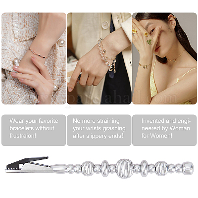 4 шт. 4 цвета ПЭ браслет помощник TOOL-PH0001-27-1