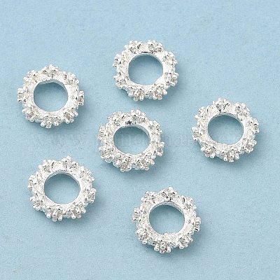 Стойки обшивки латунь микро проложить кубического циркония бусы KK-A186-01B-S-1