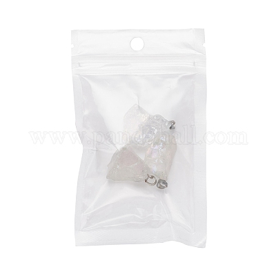 3шт гальванические подвески из натурального хрусталя G-FS0001-33-1