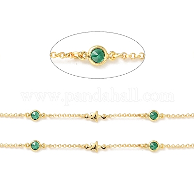 Латунные звездообразные и плоские круглозвенные цепи CHC-C015-02G-1