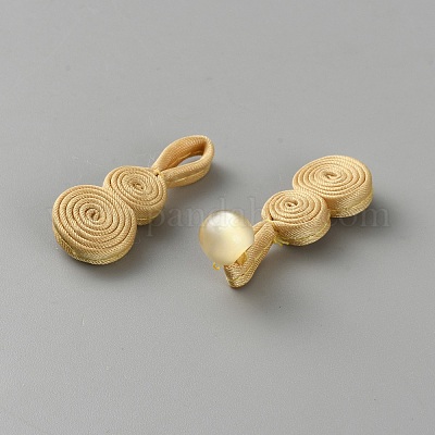 Наборы пуговиц с китайским лягушачьим узлом ручной работы AJEW-WH20070-018A-1