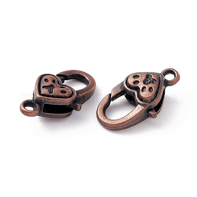 Тибетском стиле сплава омаров коготь застежками TIBE-T002-27R-NR-1