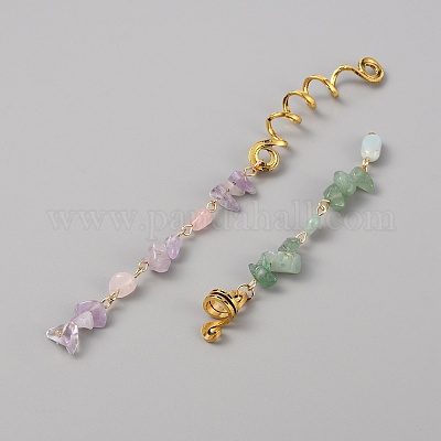 Наборы для плетения дредов из сплава своими руками&nbsp;OHAR-WH0029-04-1