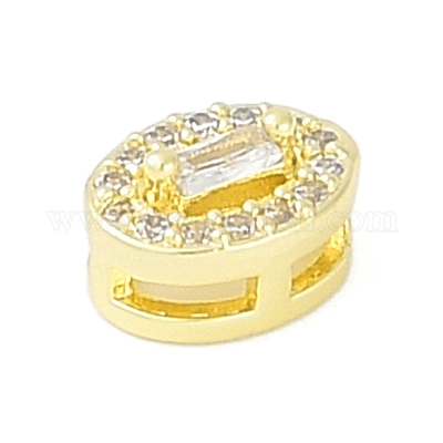 Подвески из латуни с прозрачным кубическим цирконием KK-F875-12G-01-1