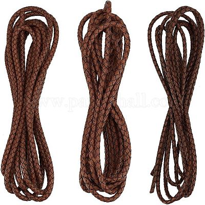 7.5м 3 стиля круглый плетеный кожаный шнур OCOR-AR0001-68-1