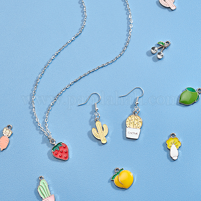 Подвески из эмали и сплава ENAM-BC0001-05-1