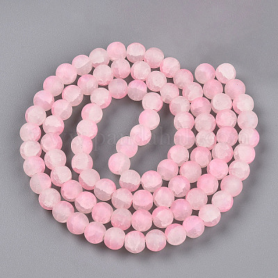 Стеклянные бусины кракле X1-GLAA-N009-10mm-02-1