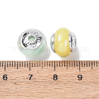 Непрозрачная светящаяся смола и пластиковые шарики CCB RESI-G119-14C-1