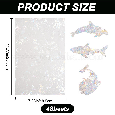 Наклейки на стекло из пвх DIY-WH0449-56-1