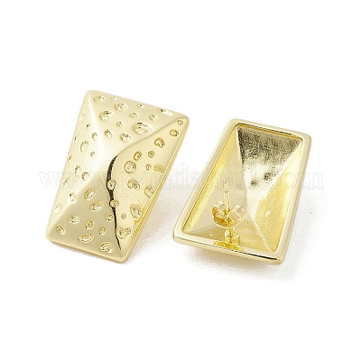 Латунь серьги EJEW-M244-09G-1